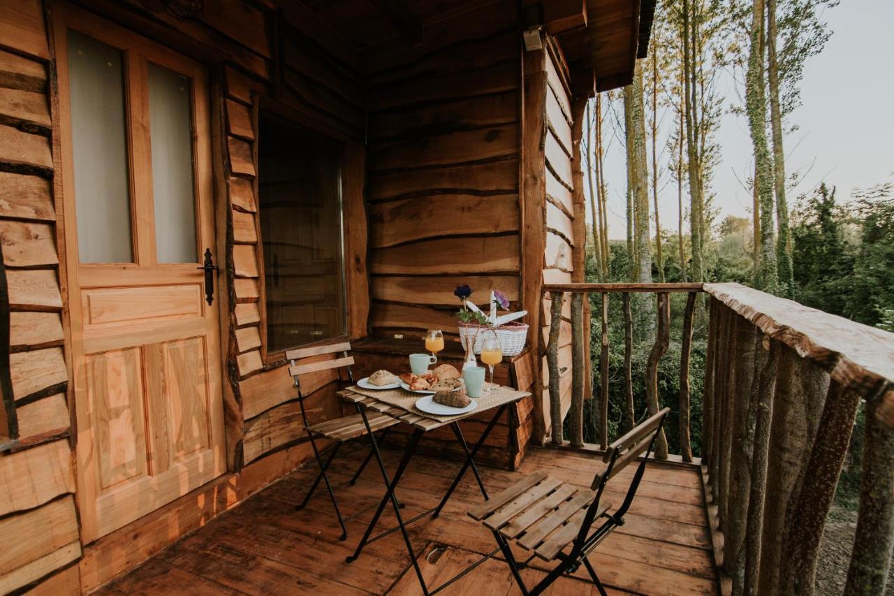 Durmiendo Entre Arboles, Bonita Cabana En La Rioja Anguciana Exterior foto